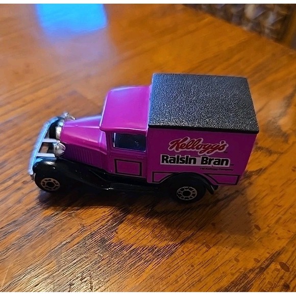 Match Other - 1979 Model A Ford Kellogg's Raisin Bran Truck‎ Match Box Diecast..